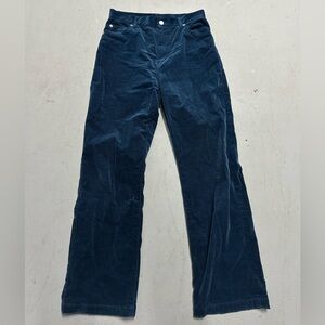 Pilgrim Surf Supply Pants Adult Small Blue Corduroy Chino Pants Japan